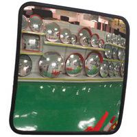 Convex Traffic Safety Mirror - Rectangular & Adjustable - Manutan Expert