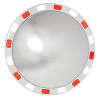 90° Round Safety Mirror - Convex - Outdoor Traffic - Manutan Expert