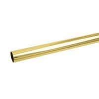 19mm Round Steel Tube - 1829mm Length - Brass Plated