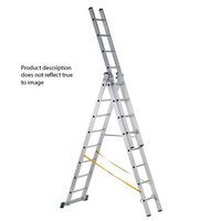 Aluminium Combination Ladder - Zarges 3 Section Skymaster - Versatile