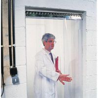 Efficient Quick Hang Internal Door PVC Curtains - Pedestrian Traffic