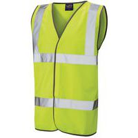 Hi Vis Superior Waistcoat Yellow for Safety and Visibility