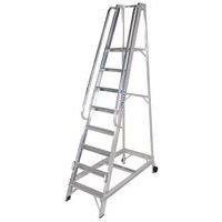 Platform Warehouse Step Ladders in Aluminium for Safe and Easy Access