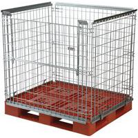 Pallet Retention Unit - Mesh Pallet Cage - Fits 2-4 Pallets