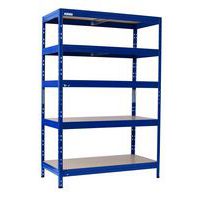 Rimax Heavy Duty Resin Shelving 3 Tier Black - Office Depot