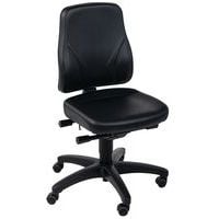 Low ergonomic workshop chair on castors - Manutan Expert