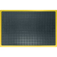 Anti-Fatigue Bubblemat Black and Yellow Mats