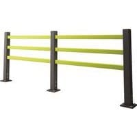 Traffic Control Barrier - 3 Rails - Road/Pedestrian Safety - Safety