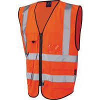 Hi Vis Superior Waistcoat Orange for Safety and Visibility