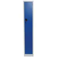 Blue Closed Door Storage Lockers Single Door - 1800x315x500mm
