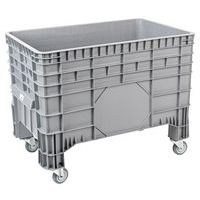 Stackable pallet container - Solid sides - On wheels - Manutan Expert