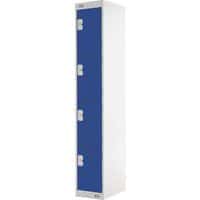 Metal Storage Lockers - 4 Cabinets - Nestable - Anti-Bacterial Coat