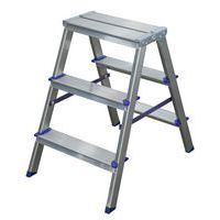 Fixed foldable stepstool - Dual access