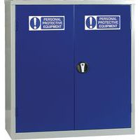 PPE Cupboard - Low Double Door for Workplace Safety & Storage