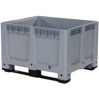 Plastic Pallet Boxes with Solid Sides for Secure Storage and Transport