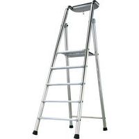 Aluminium Platform Step Ladder - Heavy Duty Probat Design - Secure