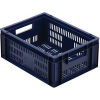 European-standard food container with openwork sides - L 400 to 600 mm - Manutan Expert