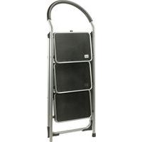 Foldable Step Ladder With Rubber Handrail