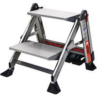 Wide Step Ladder - 2 To 4 Steps - Little Giant Jumbo Step - Secure