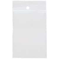 Zipper Lock Bags - Clear Plastic - 60-250mm - Manutan Expert