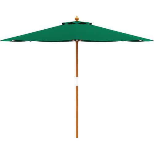 Indoor/Outdoor Parasol - 2.5m Wide - 38mm Diameter Wooden Pole