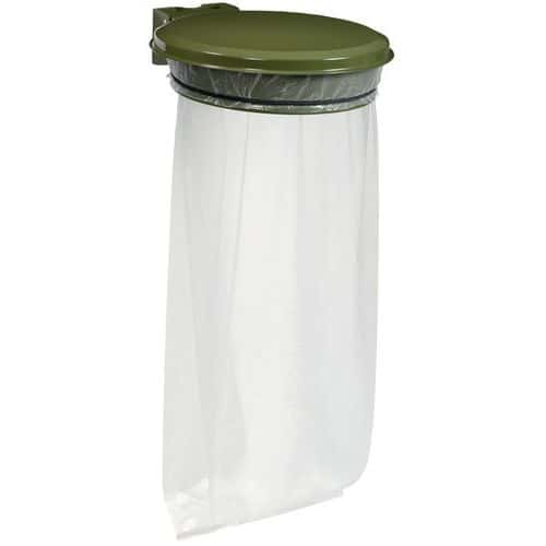 Outdoor Bin Bag Holder With Lid - Metal Hoop - 110 Litres - Manutan Expert