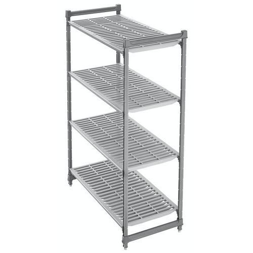 Cambro Basics Plus Ventilated Shelving Bays with 4 Shelves - 1830h ...