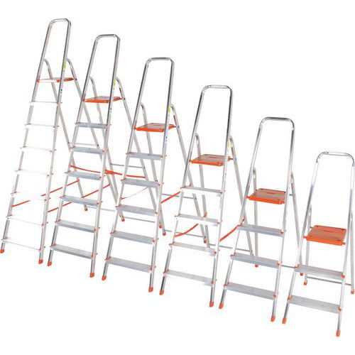 Aluminium Platform Step Ladder - Light Duty