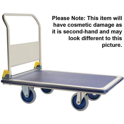 Used 300kg Capacity Foldable Steel Platform Trolley