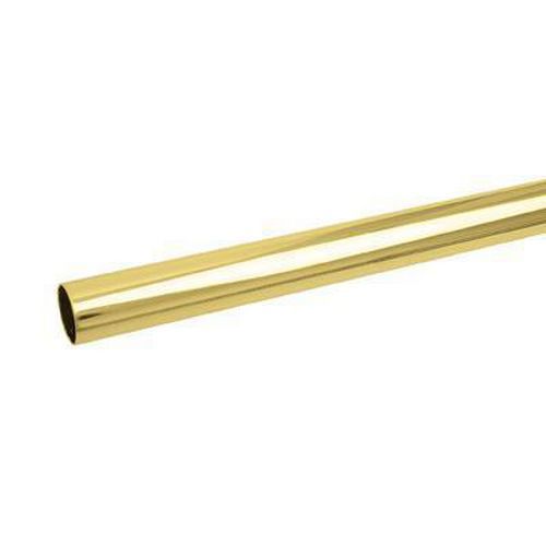 19mm Round Steel Tube - 1829mm Length - Brass Plated - Hardware