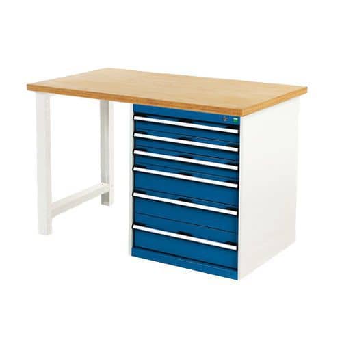 Bott Cubio Heavy Duty Workbench With MPX Worktop HxWxD 940x1500x900mm