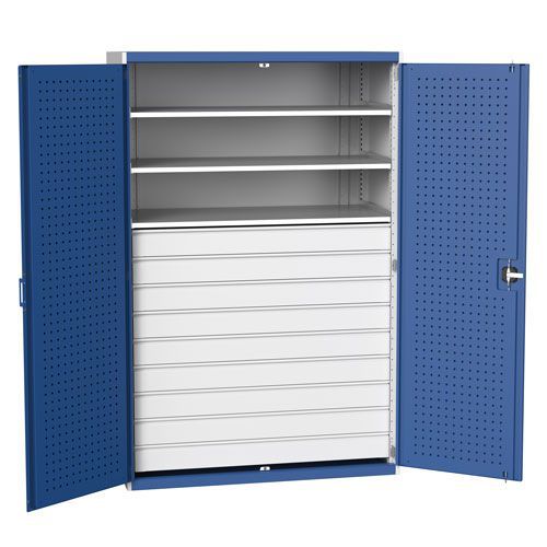 Bott Cubio Metal Multi Drawer/Shelf Tool Storage Cupboard HxW 2000x1300mm