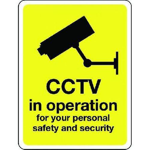 CCTV In Operation For Your Personal Safety and Security - Sign