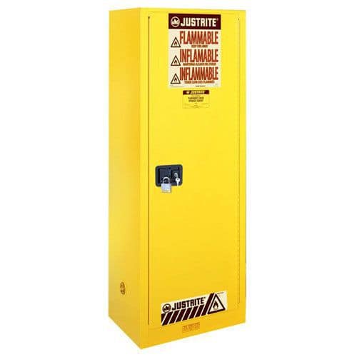 Slim Line Flammable Material Storage Cabinet - 1651x591x457mm
