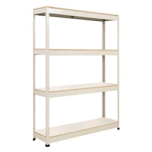 Rapid 1 Standard Duty Shelving with a Galvanised Steel Frame