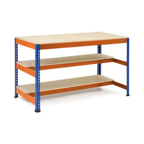 Rapid racking outlet workbench