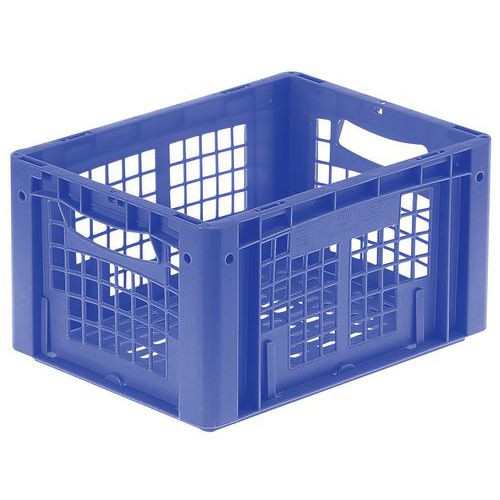 European standard container with openwork sides and base - Length 400 mm - 19 l to 24 l