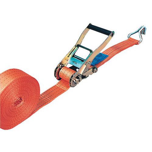 Retaining strap with ratchet - Capacity 750 kg