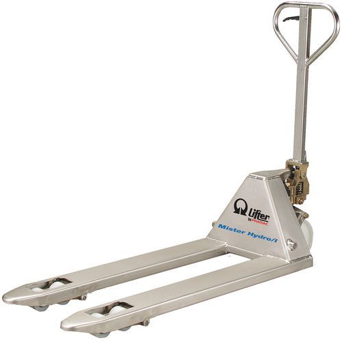 Stainless Steel Hand Pallet Truck - 2500kg Capacity - Pramac GS