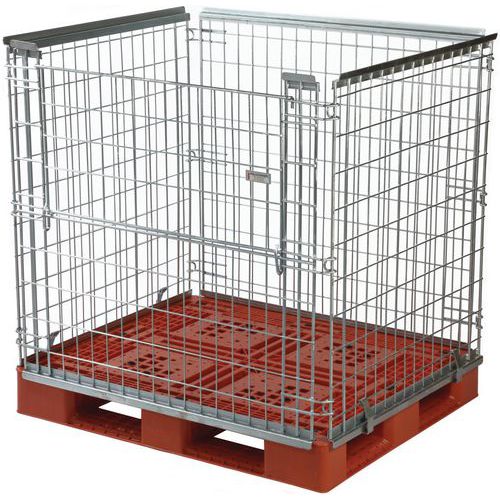 Stackable Euro Pallet Cages for Secure Storage and Transport