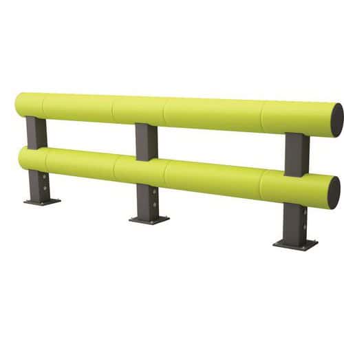 Low Level Double Bumper Barriers - Warehouse Safety - Brandsafe