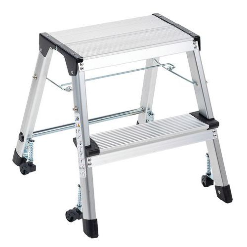 Folding single-access stepstool - Manutan Expert