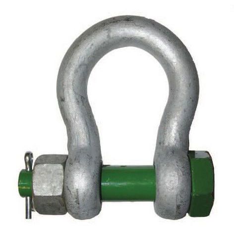 Large Bow and 'D' Shape Shackles Made of Galvanised Steel Alloy