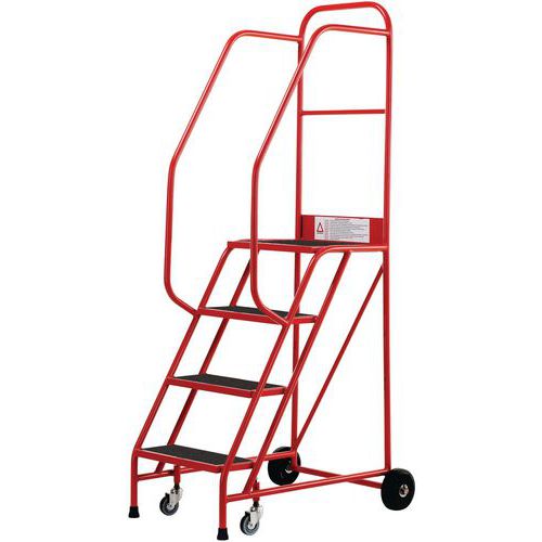 Warehouse Step Ladders With Anti-Slip Steel Steps