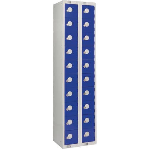 Personal Effects Lockers - 40 Cabinets - Antibacterial Coating - Elite