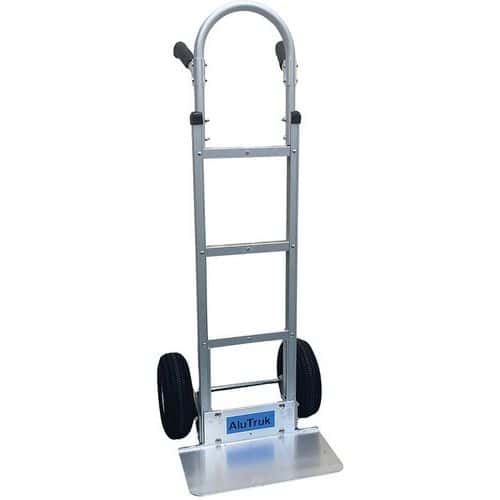 Aluminium Sack Truck - Vertical Loop Handle For Taller Loads - AluTruk