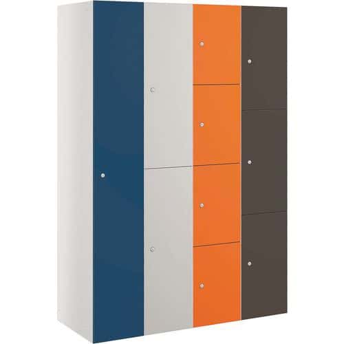 Metal Storage Lockers - Antibacterial Coating - Laminate Doors - Probe