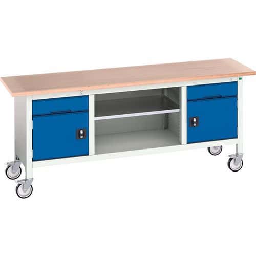 Bott Verso Mobile Workbench With Storage HxWxD 830x2000x600mm