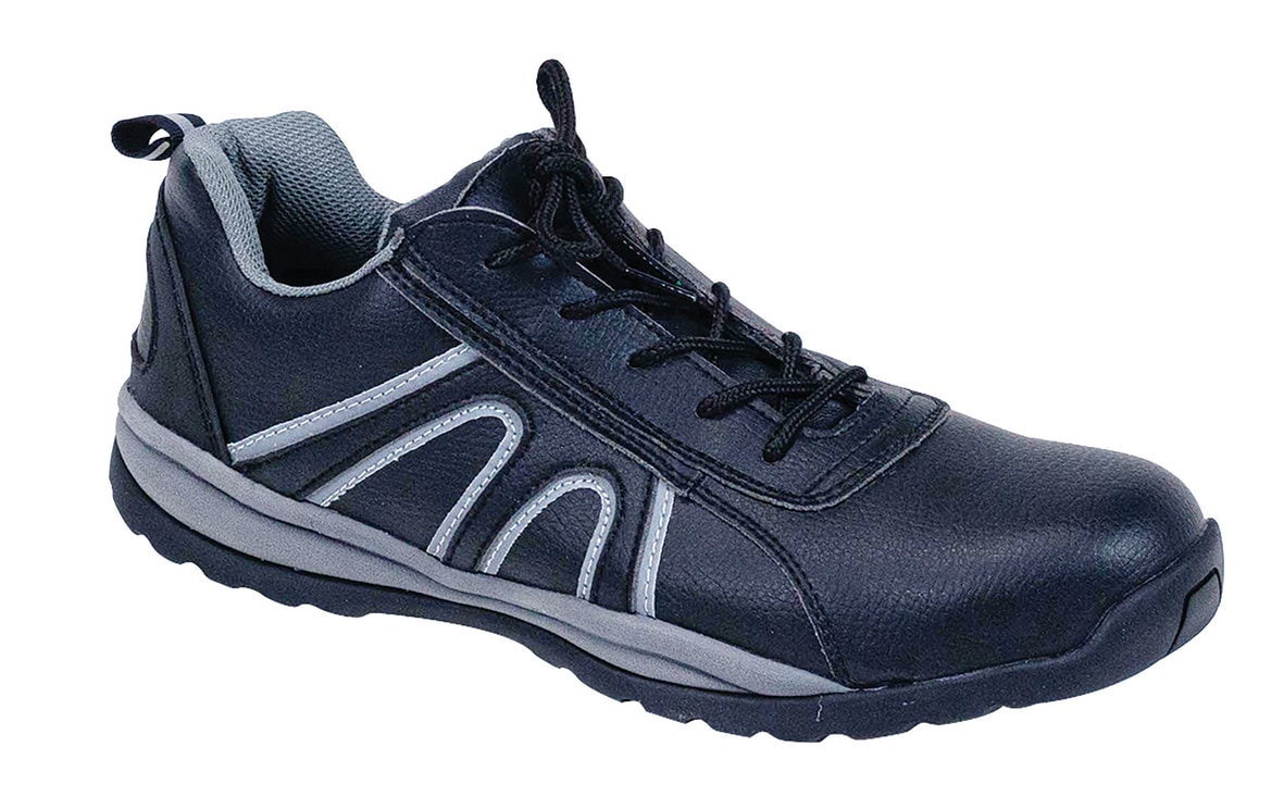 CE Black Safety Trainers - Men's Shoes - Rapid Racking