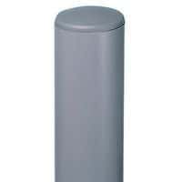 Grey Round Steel Post For Signs - Plastic Coated - 1.7-3.5m Tall